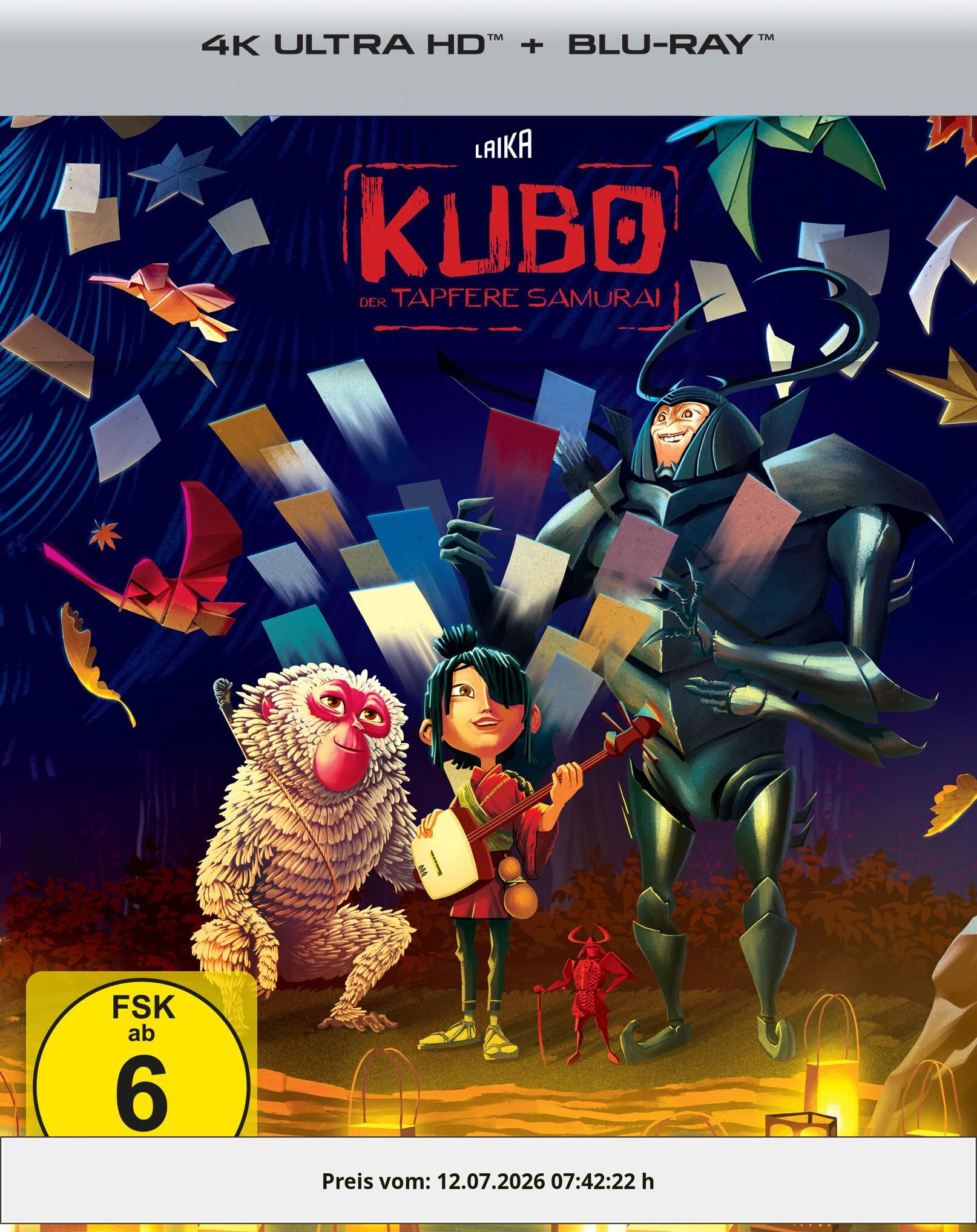 Kubo - Der Tapfere Samurai - Steelbook (4K Ultra Hd) (+ Blu-Ray)