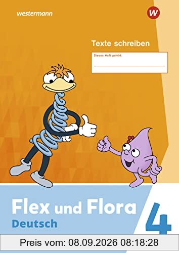 Flex und Flora - Ausgabe 2021: Heft Texte schreiben 4 Verbrauchsmaterial