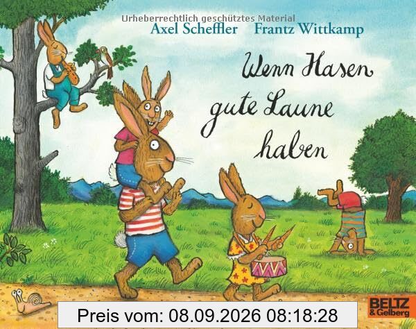Wenn Hasen gute Laune haben: Vierfarbiges Bilderbuch (MINIMAX)