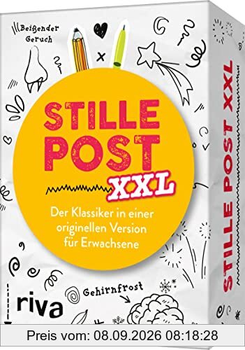 Stille Post XXL: Der Klassiker in einer originellen Version für Erwachsene. Für mehr Unterhaltung, Spaß und Kreativität auf Spieleabenden, Partys. Das perfekte Weihnachtsgeschenk