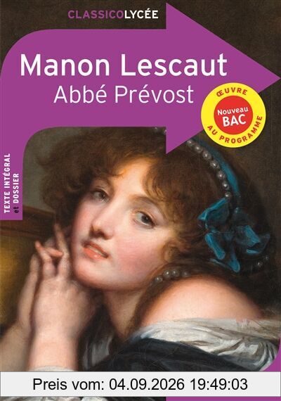 Manon Lescaut : oeuvre au programme, nouveau bac