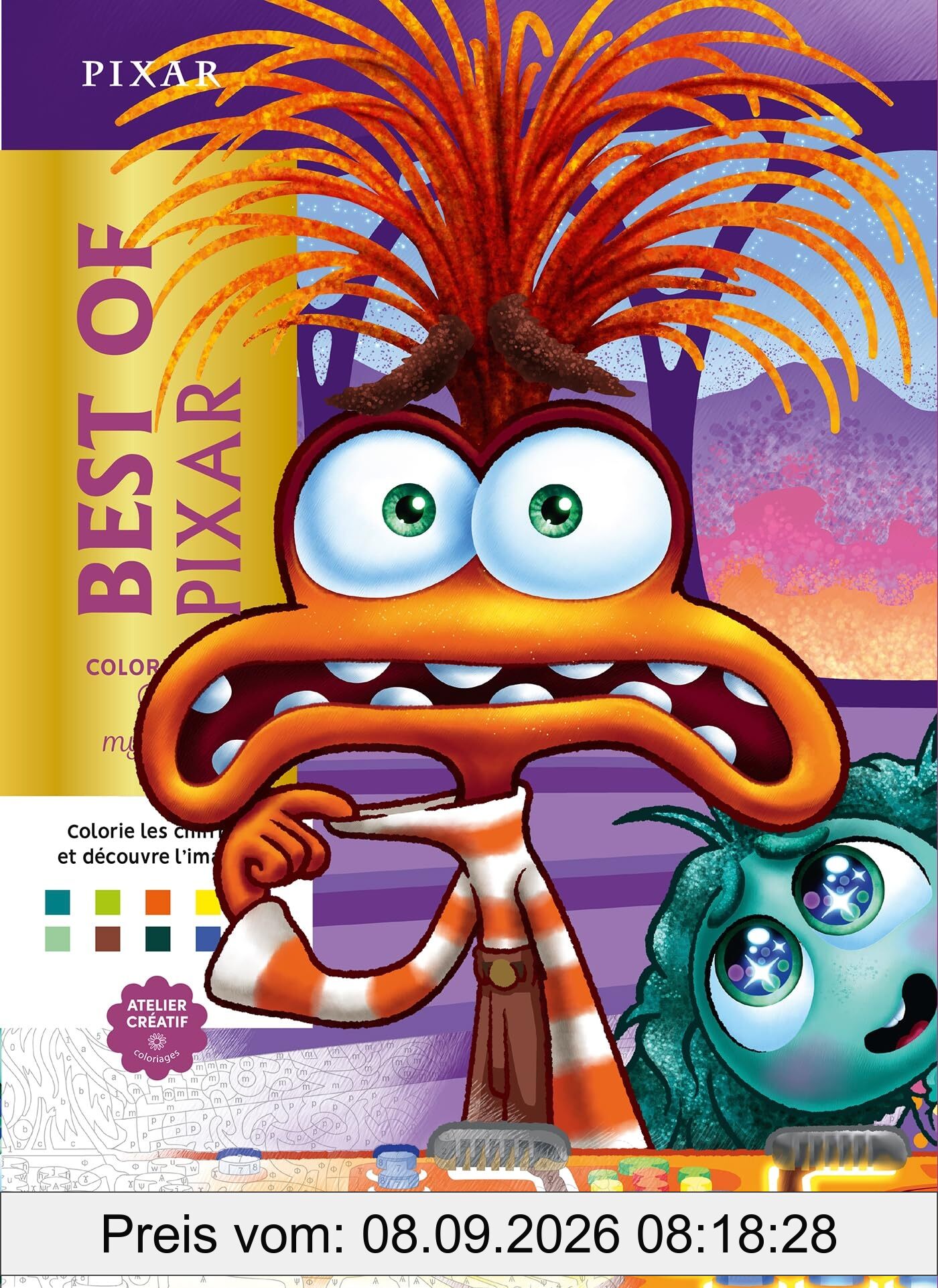 Coloriages mystères Disney : Best of Pixar