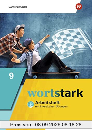 wortstark - Allgemeine Ausgabe 2019: Arbeitsheft 9 mit interaktiven Übungen