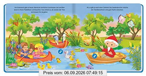 Unser Sandmännchen Was hörst du da?: Pappenbuch mit Hardcover