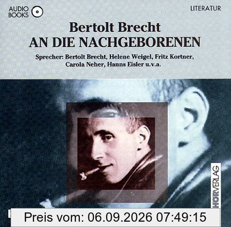 An die Nachgeborenen, 2 Audio-CDs