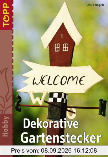 Dekorative Gartenstecker. Aus Pfählen und Sperrholz