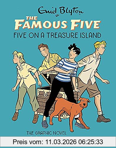 Enid Blyton Famous Five Graphic Novel, Five On A Treasure Island, Book 1