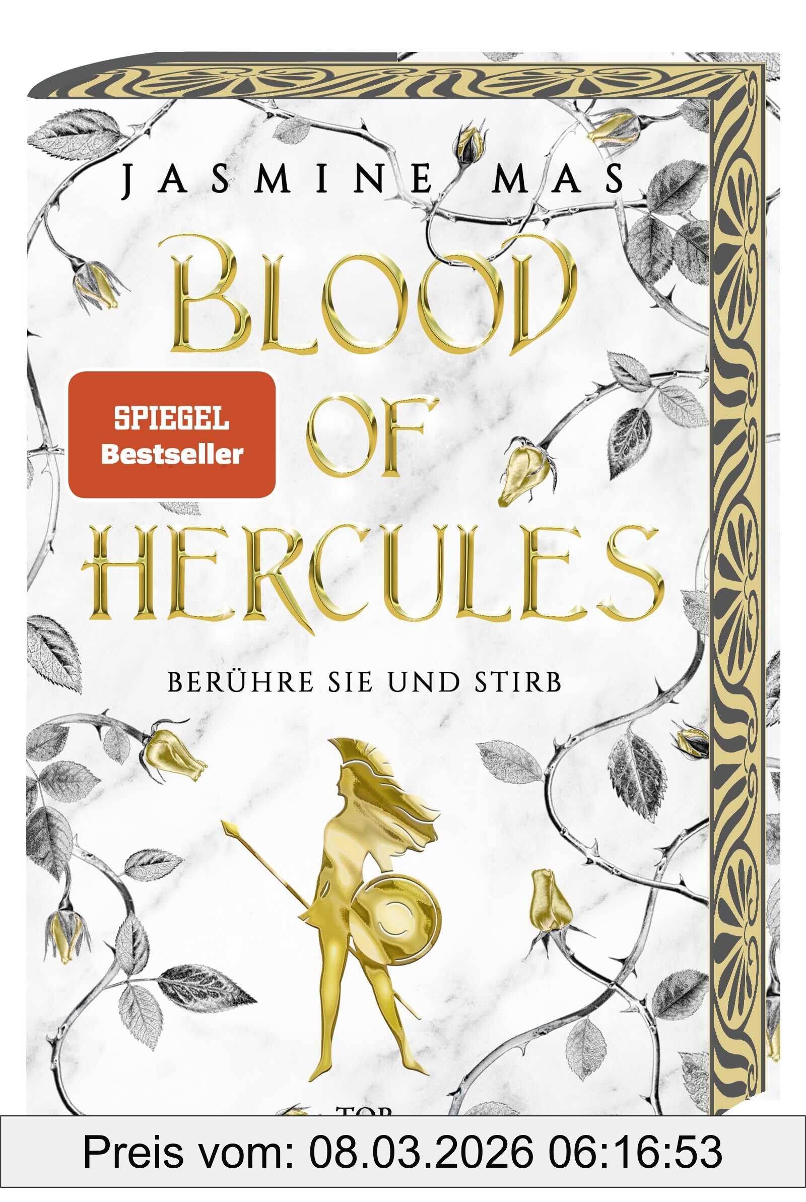 Jasmine Mas Blood Of Hercules, Berühre Sie Und Stirb | Düsterer Romantasy-Bestseller Mit Blut, Spice Und Tränen. Luxusausgabe Mit Limitiertem Farbschnitt
