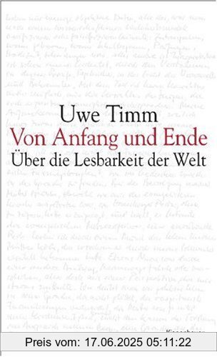 Binding : Gebundene Ausgabe, Edition : 1, Label : Kiepenheuer&Witsch, Publisher : Kiepenheuer&Witsch, medium : Gebundene Ausgabe, numberOfPages : 144, publicationDate : 2009-11-18, authors : Uwe Timm, languages : german, ISBN : 3462041843
