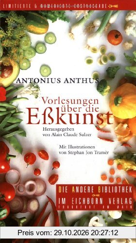 Vorlesungen über die Eßkunst
