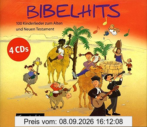BibelHits: 100 biblische Kinderlieder zum Alten und Neuen Testament (4 CDs)
