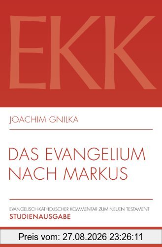 Das Evangelium nach Markus: EKK II Studienausgabe