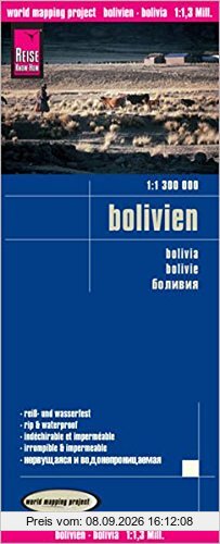Reise Know-How Landkarte Bolivien (1:1.300.000): world mapping project
