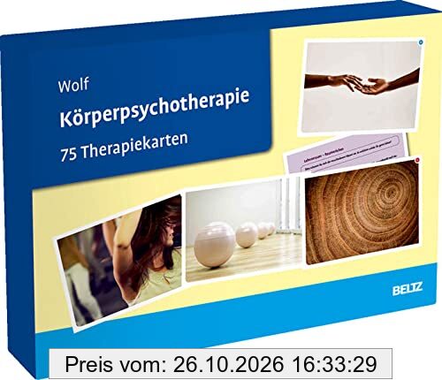Körperpsychotherapie: 75 Therapiekarten mit 32-seitigem Booklet in hochwertiger Klappkassette, Kartenformat 16,5 x 24 cm (Beltz …