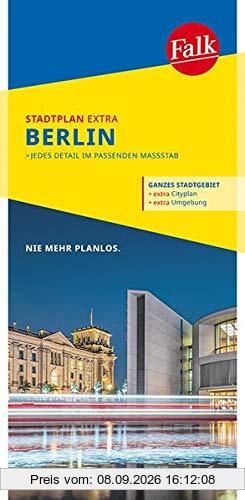 Falk Stadtplan Extra Standardfaltung Berlin mit Cityplan Potsdam: 1:26 500-1:43 500 (Falk Stadtplan Extra Standardfaltung - Deutschland)