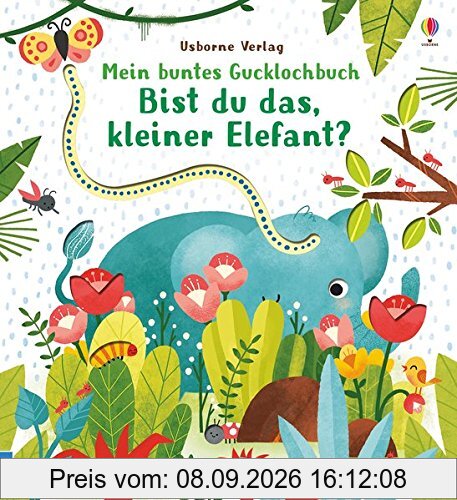 Mein buntes Gucklochbuch: Bist du das, kleiner Elefant?: ab 6 Monaten