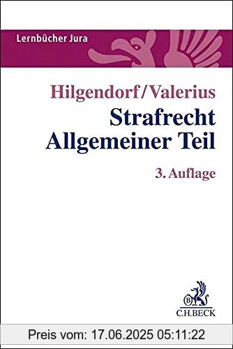 Binding : Taschenbuch, Edition : 3, Label : C.H.Beck, Publisher : C.H.Beck, medium : Taschenbuch, numberOfPages : 330, publicationDate : 2022-07-19, authors : Eric Hilgendorf, Brian Valerius, ISBN : 3406773346