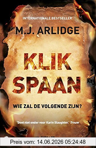 Arlidge, M. J. Klikspaan, Wie Zal De Volgende Zijn? (Helen Grace (4))