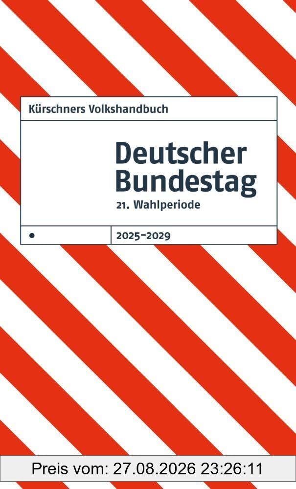 Kürschners Volkshandbuch Deutscher Bundestag: 21. Wahlperiode