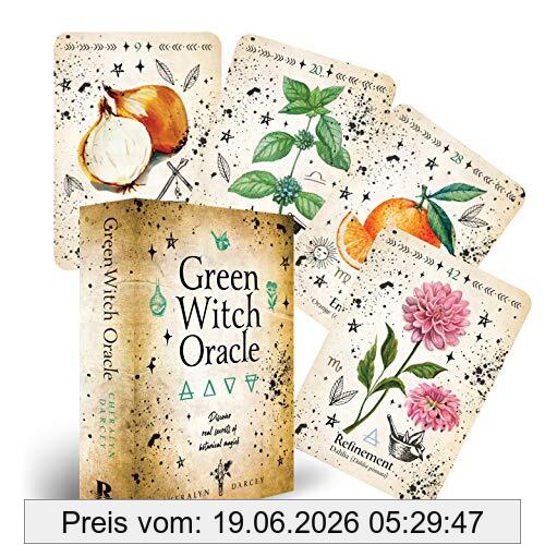 Cheralyn Darcey Green Witch Oracle Cards, Discover Real Secrets Of Natural Magick