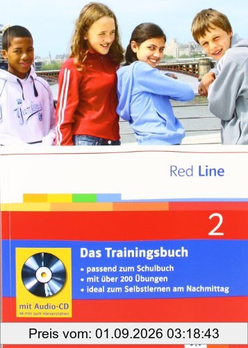 Red Line. Unterrichtswerk für Realschulen: Red Line 2 - Das Trainingsbuch 6. Klasse: BD 2