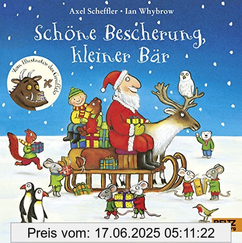 Binding : Pappbilderbuch, Edition : Neuausgabe, Label : Beltz & Gelberg, Publisher : Beltz & Gelberg, medium : Sonstige Einbände, numberOfPages : 10, publicationDate : 2018-10-08, authors : Axel Scheffler, Ian Whybrow, translators : Gerald Jatzek, ISBN : 3407754124