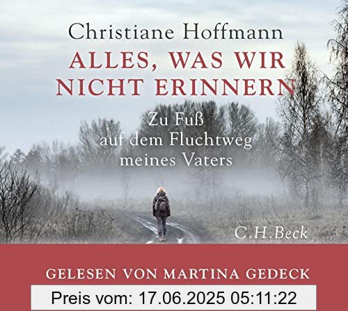 Binding : MP3 CD, Edition : 1, Label : C.H.Beck, Publisher : C.H.Beck, medium : MP3 CD, publicationDate : 2022-03-17, releaseDate : 2022-03-17, authors : Christiane Hoffmann, narrators : Martina Gedeck, ISBN : 3406791794