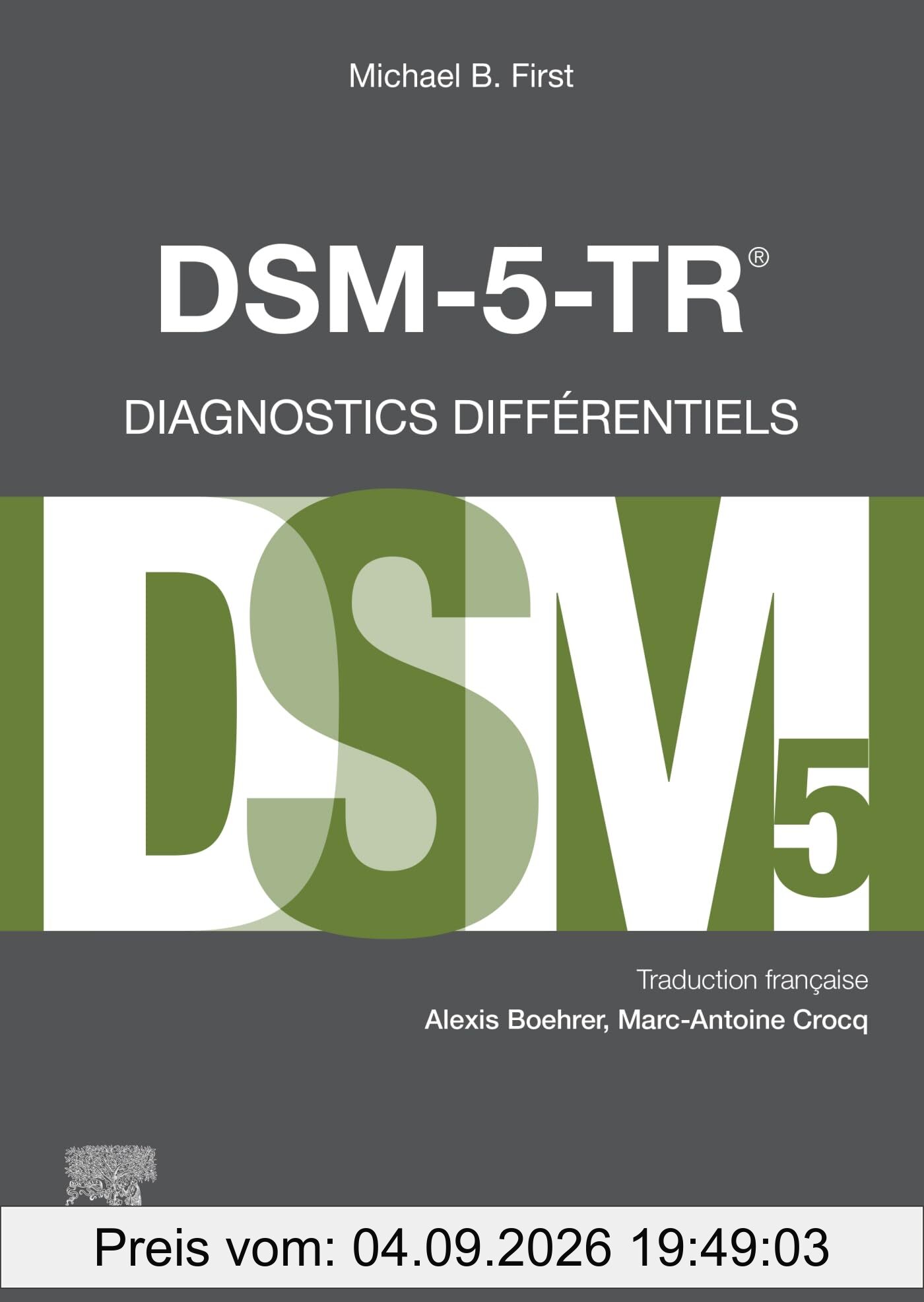 DSM-5-TR : diagnostics différentiels