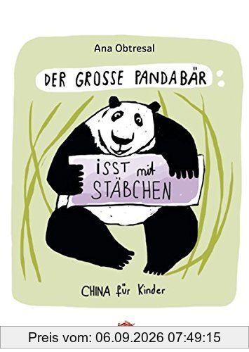 Der große Panda / Der große Panda isst mit Stäbchen (China für Kinder)