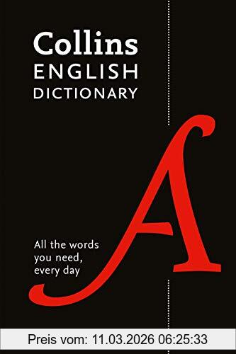 Collins Dictionaries Collins English Paperback Dictionary, All The Words You Need, Every Day