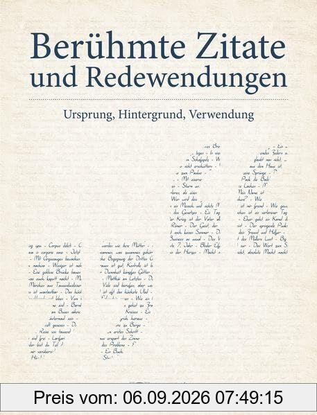 Berühmte Zitate und Redewendungen