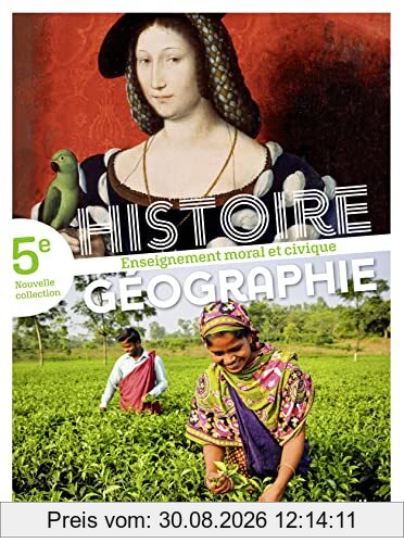 Histoire géographie, enseignement moral et civique 5e, cycle 4