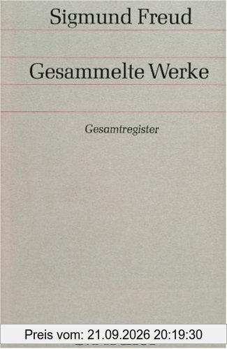 Gesammelte Werke. Bd. 18 (Gesamtregister)