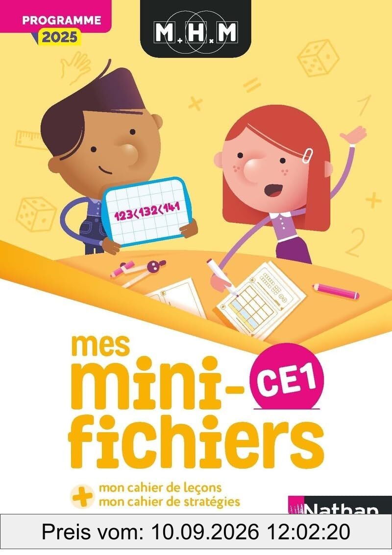 Mes mini-fichiers CE1 : + mon cahier de leçons, mon cahier de stratégies : programme 2025