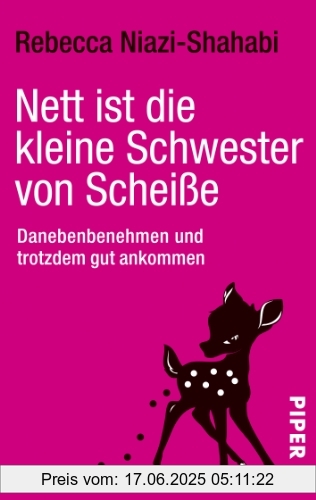 Binding : Taschenbuch, Edition : 9, Label : Piper Taschenbuch, Publisher : Piper Taschenbuch, medium : Taschenbuch, numberOfPages : 288, publicationDate : 2011-04-01, authors : Rebecca Niazi-Shahabi, languages : german, ISBN : 3492264182