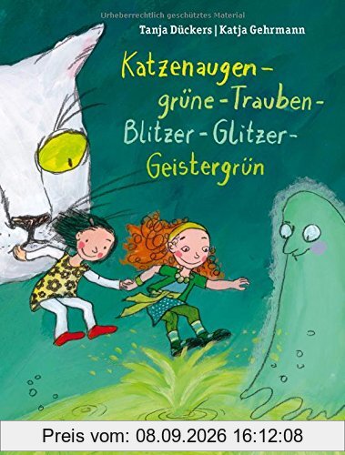 Katzenaugen-grüne-Trauben-Blitzer-Glitzer-Geistergrün