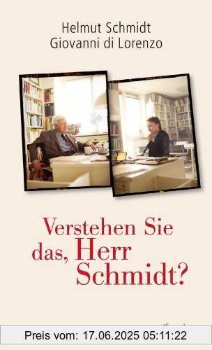 Binding : Gebundene Ausgabe, Edition : 5, Label : Kiepenheuer&Witsch, Publisher : Kiepenheuer&Witsch, medium : Gebundene Ausgabe, numberOfPages : 272, publicationDate : 2012-09-10, authors : Helmut Schmidt, Lorenzo Di Giovanni, languages : german, ISBN : 3462044869