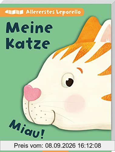 Allererstes Leporello – Meine Katze: Miau! | Für alle kleinen Entdecker und Entdeckerinnen ab 6 Monaten