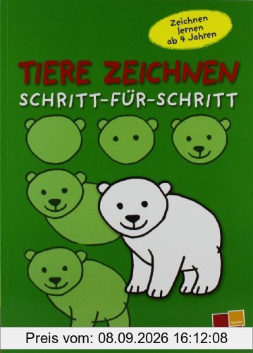Tiere zeichnen - Schritt-für-Schritt: Zeichnen lernen ab 4 Jahren