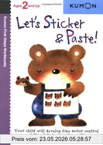 Kumon Publishing Let's Sticker & Paste! (Kumon First Steps Workbooks)