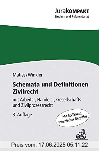 Binding : Taschenbuch, Edition : 3, Label : C.H.Beck, Publisher : C.H.Beck, medium : Taschenbuch, numberOfPages : 460, publicationDate : 2022-07-14, authors : Martin Maties, Klaus Winkler, ISBN : 3406774679