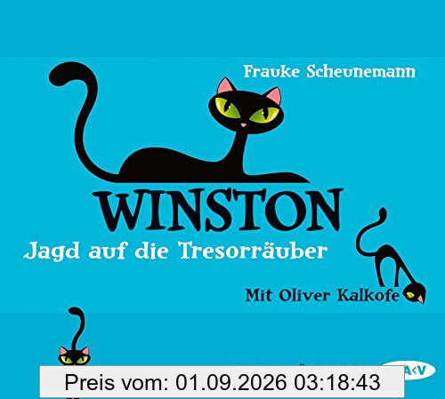 Winston - Teil 3: Jagd auf die Tresorräuber: Lesung mit Oliver Kalkofe (3 CDs)