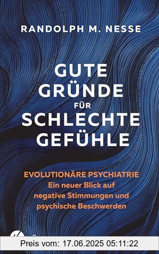 Binding : Gebundene Ausgabe, Label : Kösel-Verlag, Publisher : Kösel-Verlag, medium : Gebundene Ausgabe, numberOfPages : 464, publicationDate : 2024-02-28, releaseDate : 2024-02-28, authors : Nesse, Randolph M., translators : Ursula Bischoff, ISBN : 3466348145