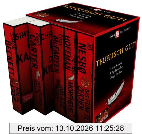 BamS -Bild am Sonntag Best of Mega-Thriller 2014 Box, 5 Bände: Das fünfte Zeichen, Das Böse in uns, Der Kruzifix-Killer, Morpheus, Kalte …
