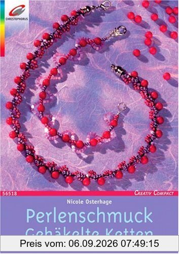 Perlenschmuck. Gehäkelte Ketten