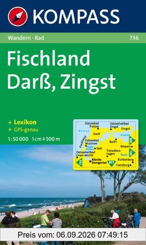Kompass Karten, Darß, Zingst, Fischland