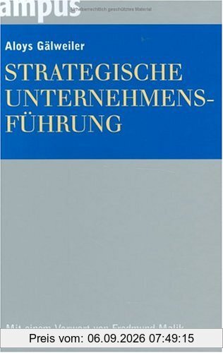 Strategische Unternehmensführung