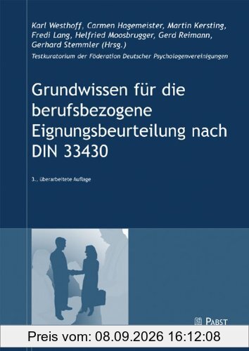 Grundwissen für die berufsbezogene Eignungsbeurteilung nach DIN 33430