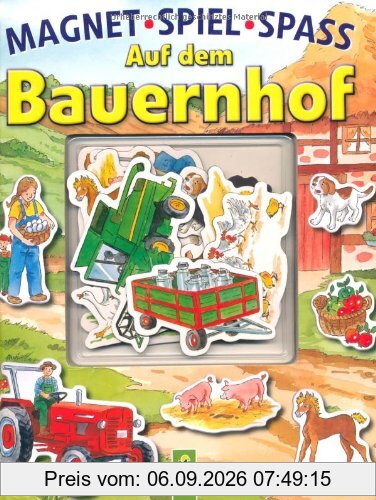 Magnetspielspaß auf dem Bauernhof: Buch mit magnetischen Seiten und 16 Magneten