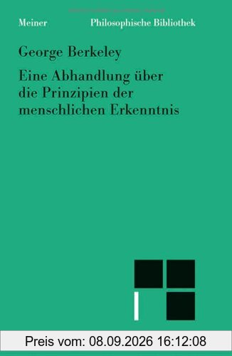 Eine Abhandlung über die Prinzipien der menschlichen Erkenntnis